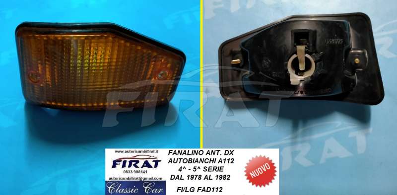 FANALINO A112 78 - 82 ANT.DX